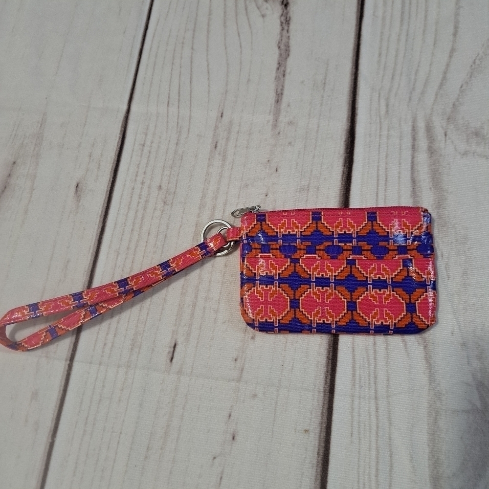 3 FOR 12 SALE Colorful Wristlet ID Holder Zip Coin Pouch
